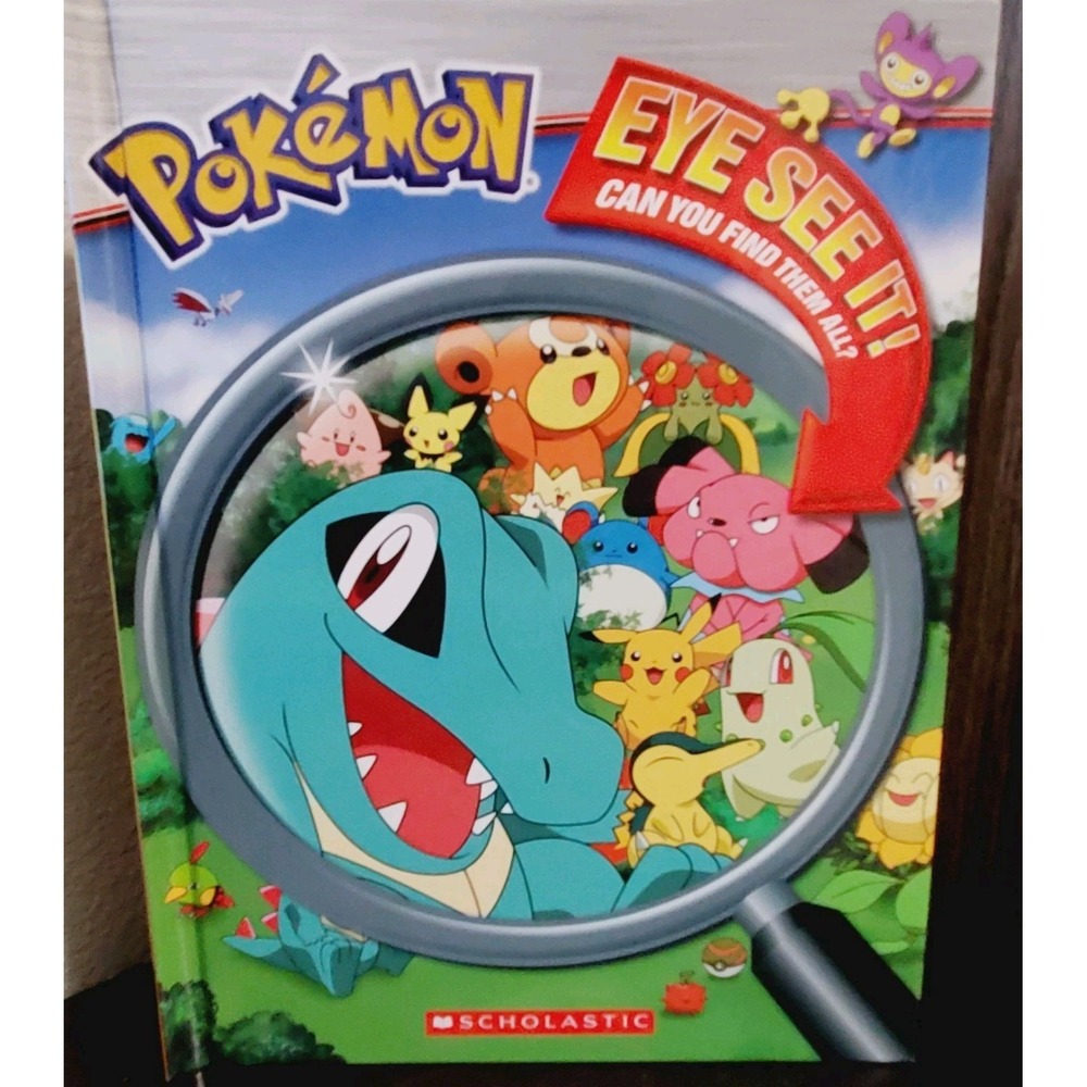 Pokemon Eye See It! Can You Find Them All? 2010 Scholastic Counting Searching